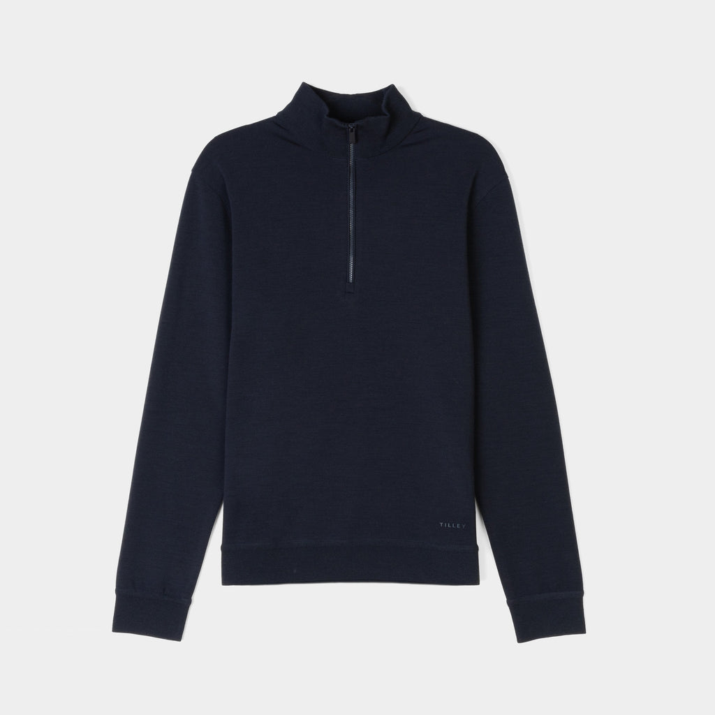 Merino 1/2 Zip Sweatshirt