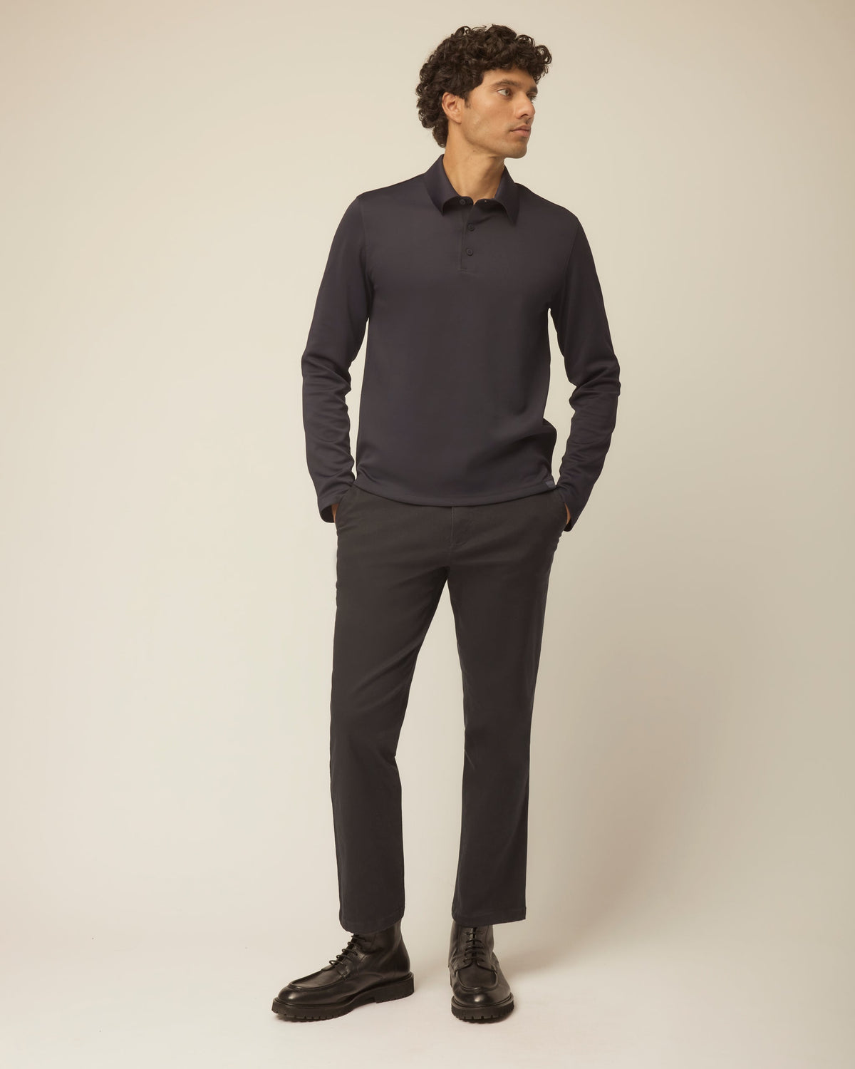 Long Sleeve Turbopique Polo