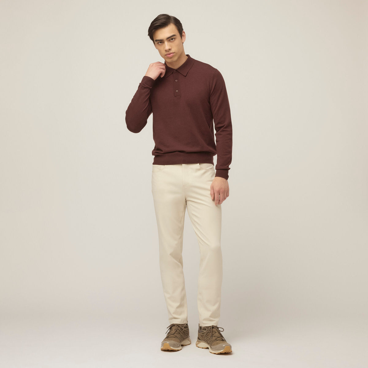 Stretch Merino Polo