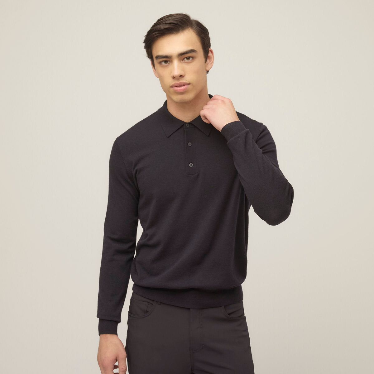 Stretch Merino Polo