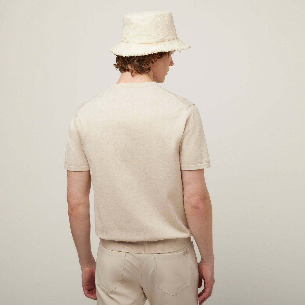 Cotton Nylon Knit Tee