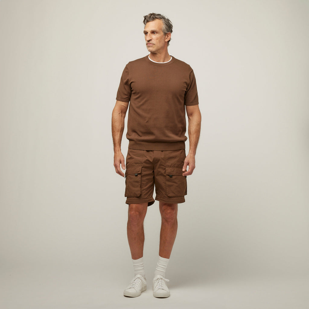 Cotton Nylon Knit Tee