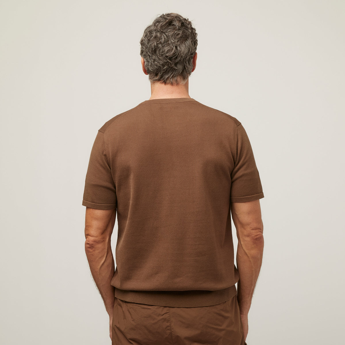 Cotton Nylon Knit Tee