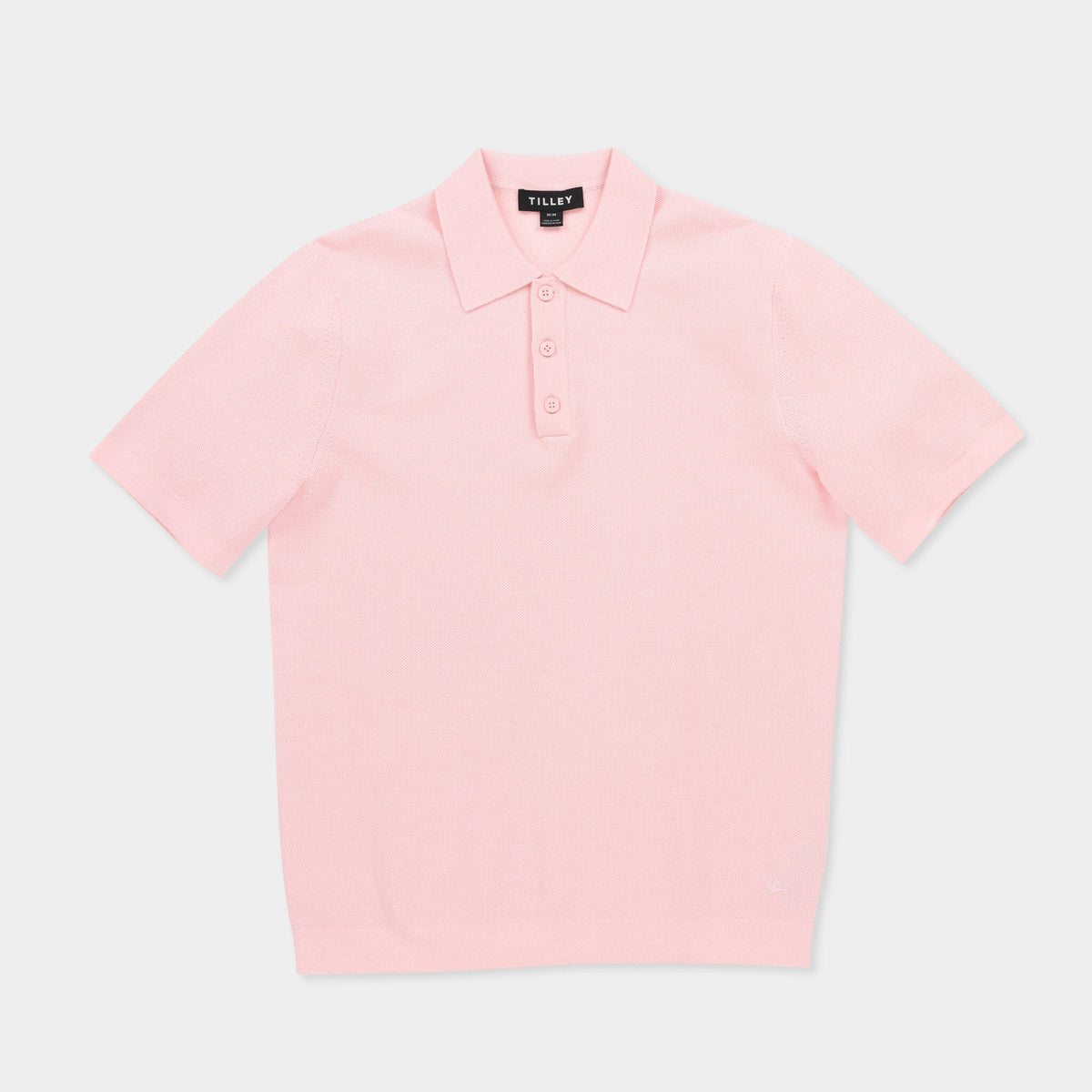 Textured Polo Sweater