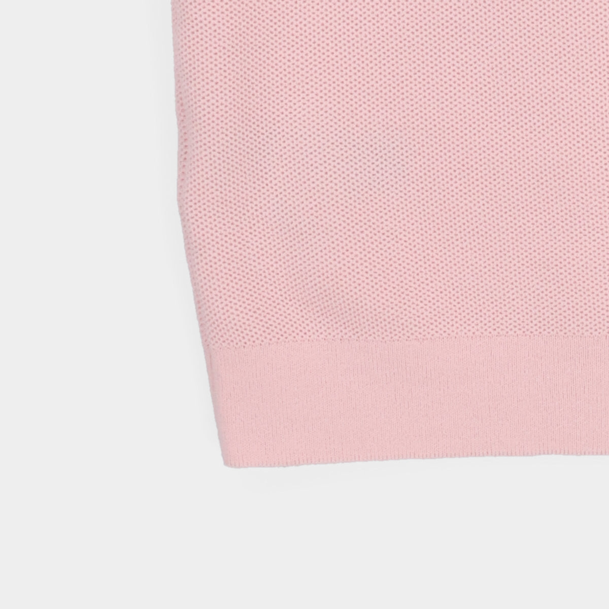 Textured Polo Sweater