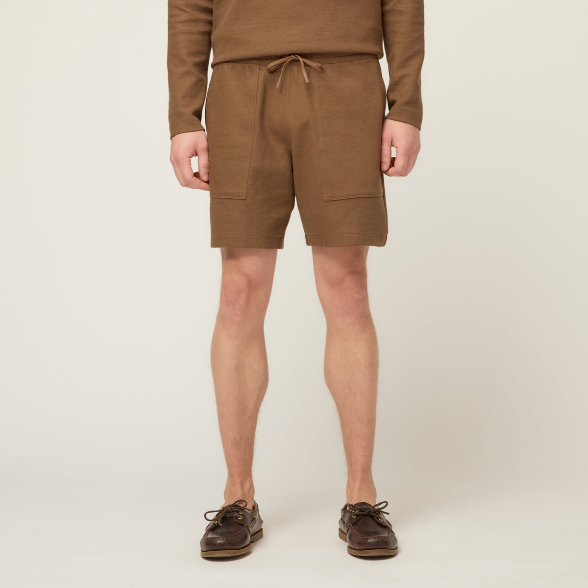 Cotton Tencel Air Pique Shorts