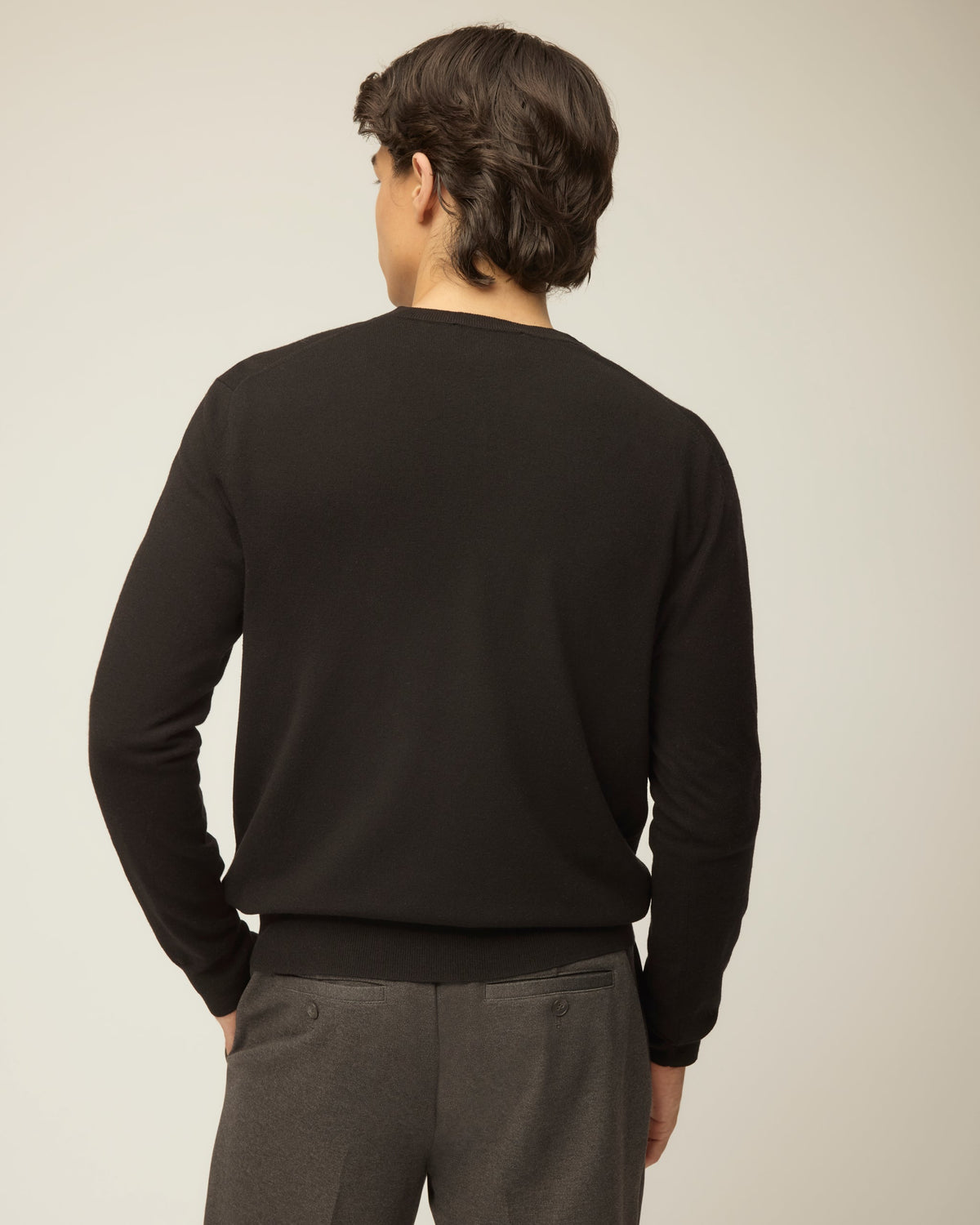 Stretch Merino V-Neck