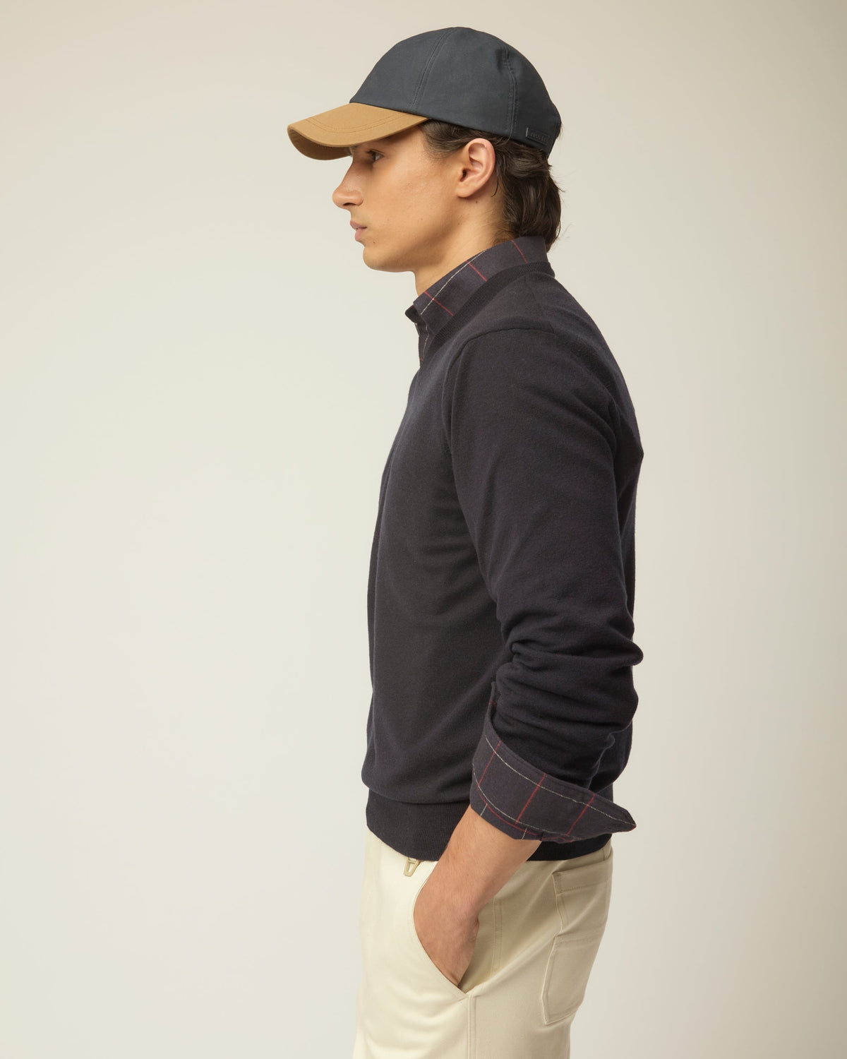 Stretch Merino V-Neck