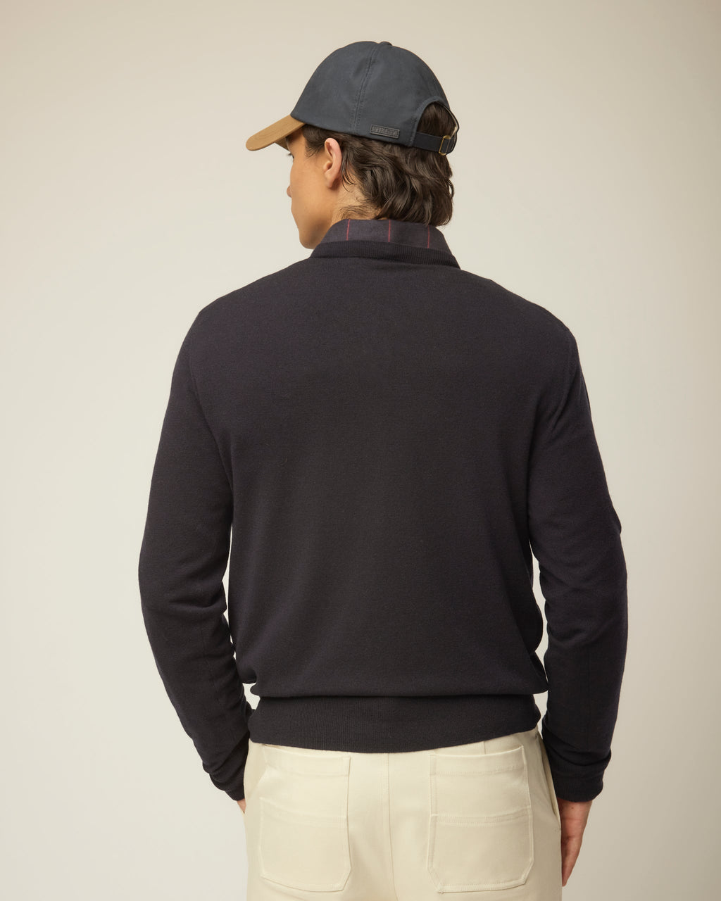 Stretch Merino V-Neck