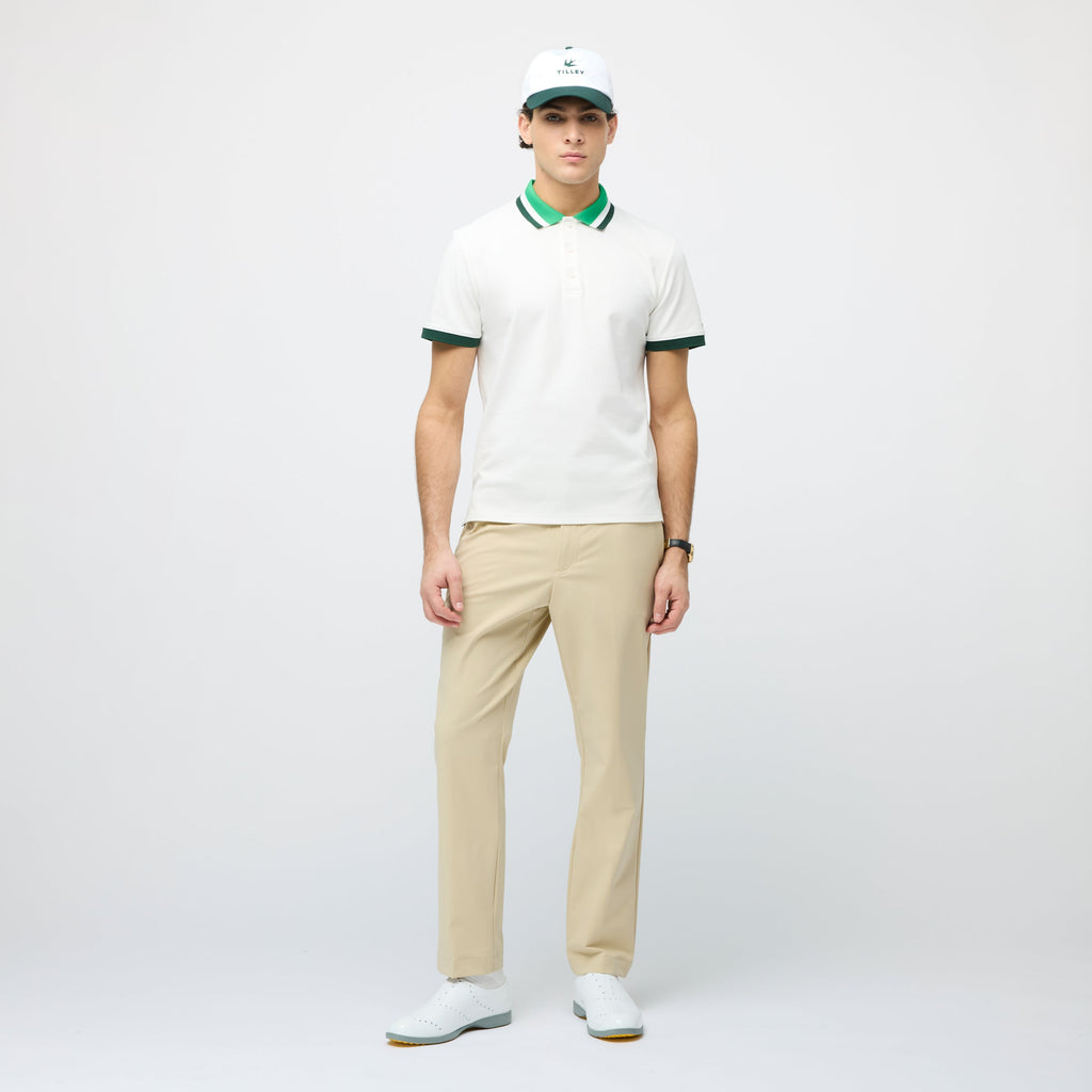 Supima Pique Stripe Polo