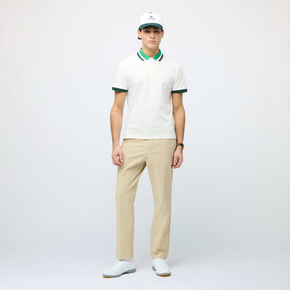 Supima Pique Stripe Polo