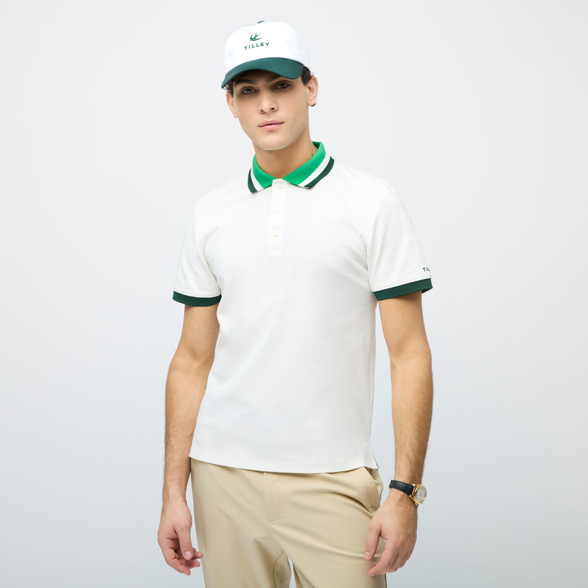 Supima Pique Stripe Polo