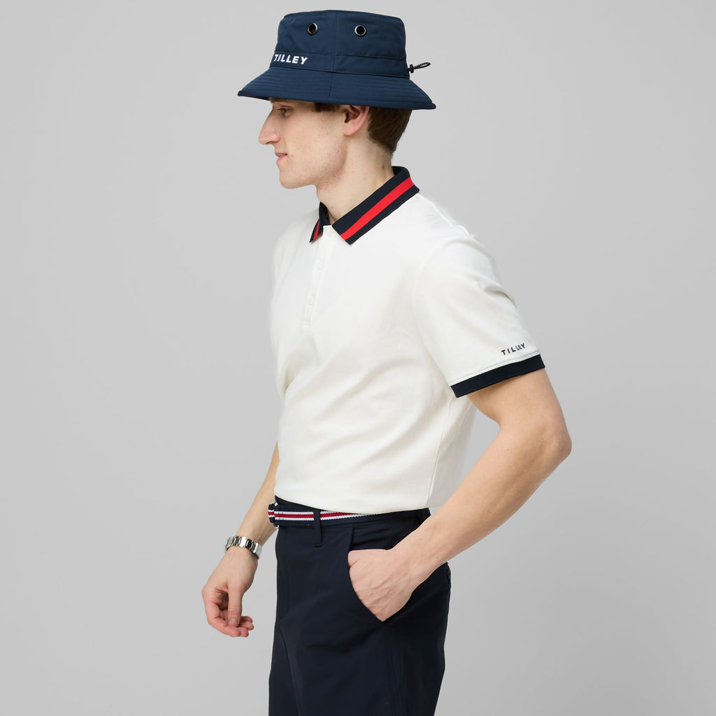 Supima Pique Stripe Polo