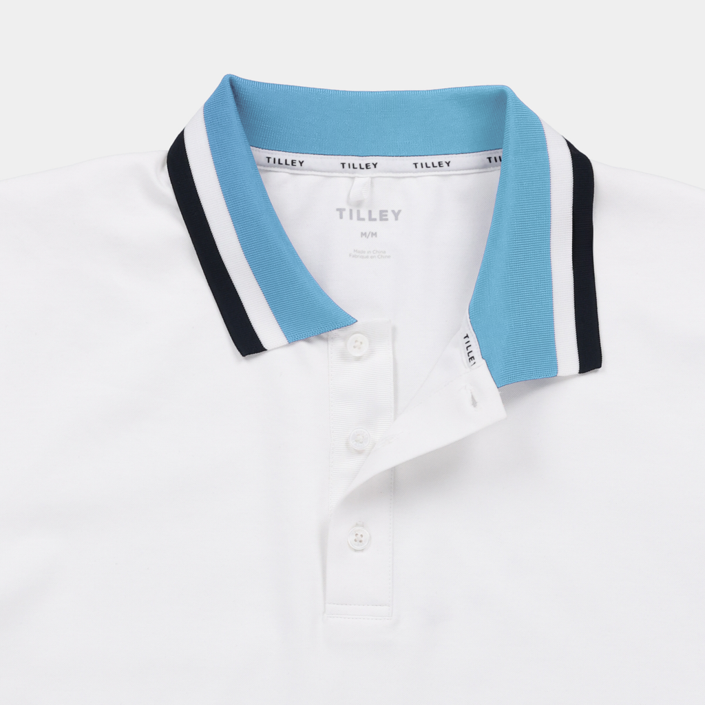 Supima Pique Stripe Polo