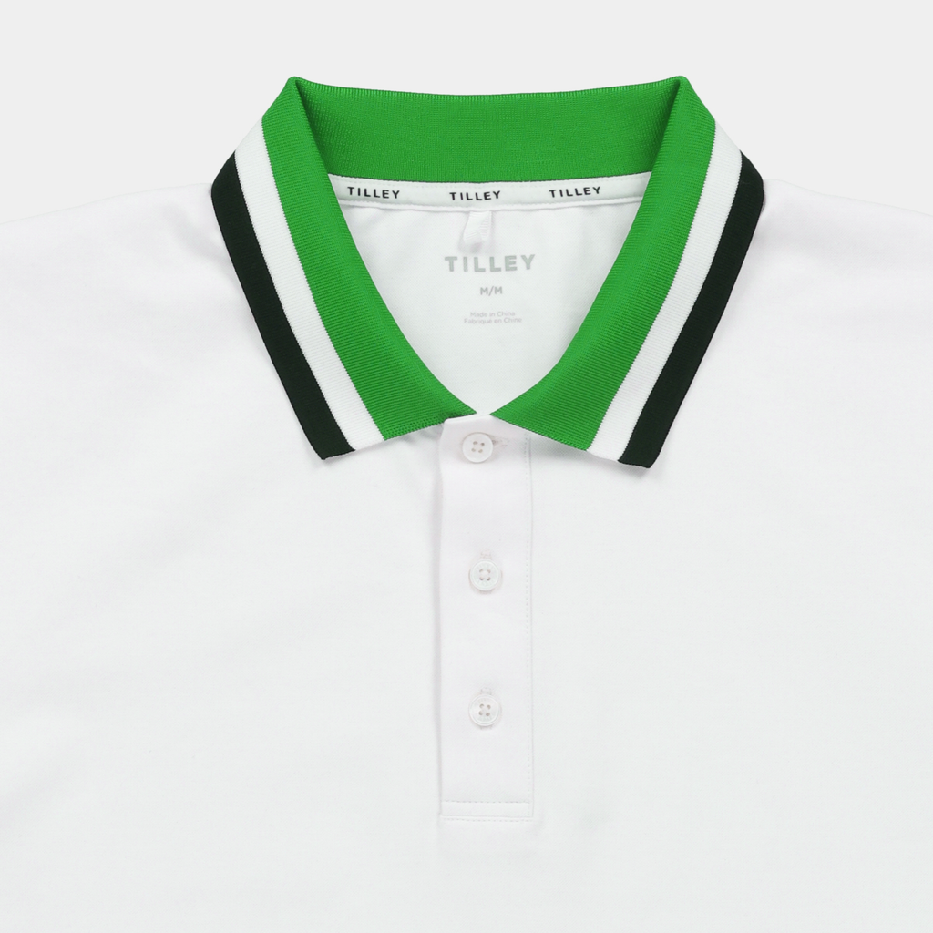 Supima Pique Stripe Polo