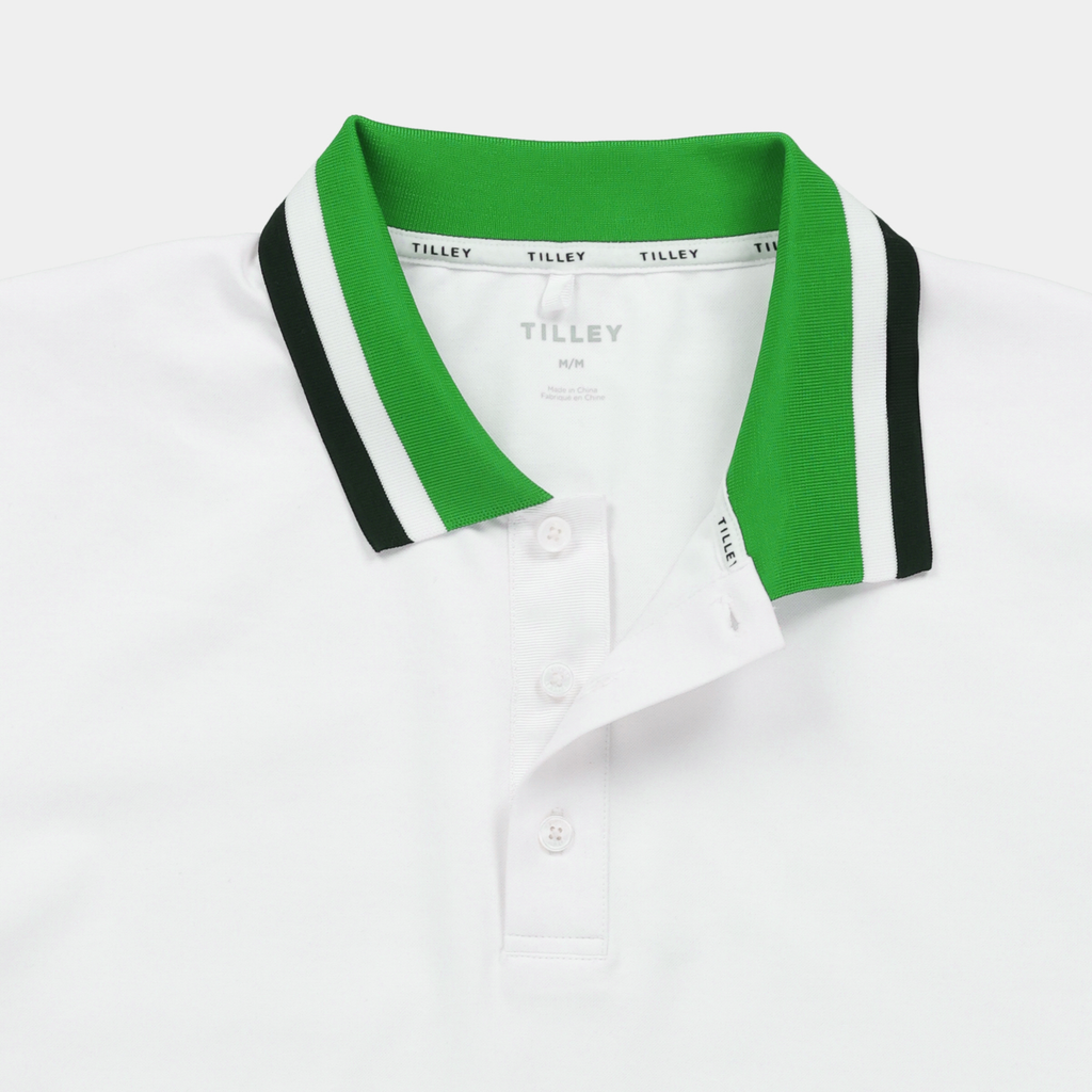 Supima Pique Stripe Polo