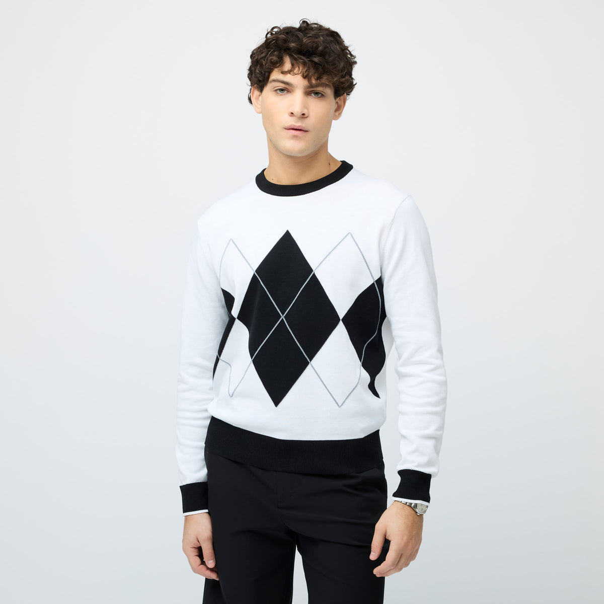 Argyle Classic Crew Sweater