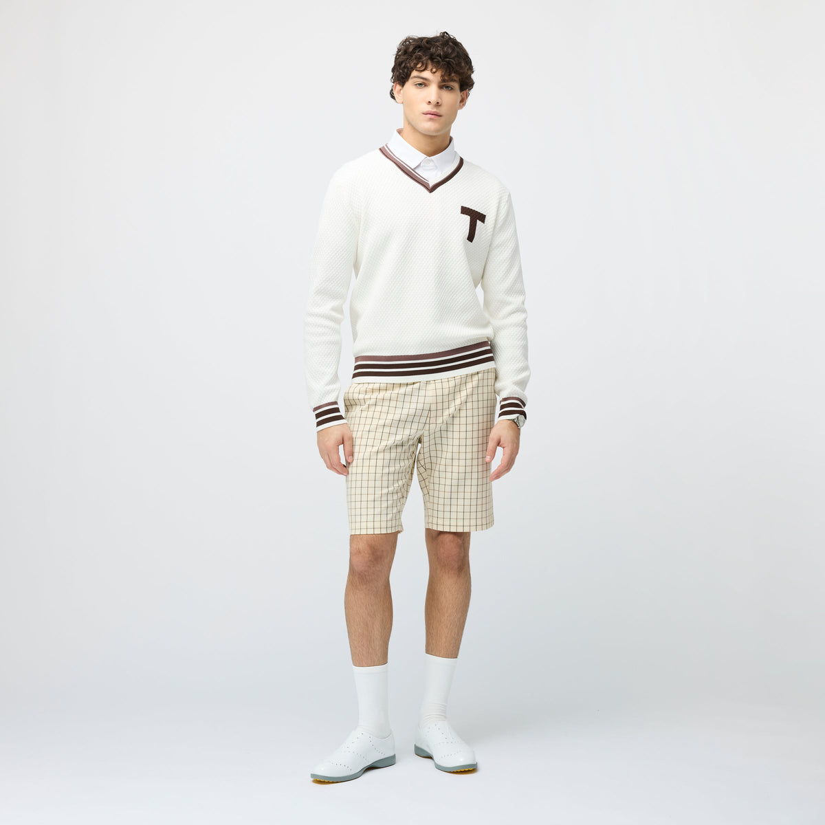Sport V Neck Sweater