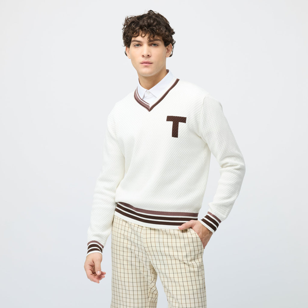 Sport V Neck Sweater