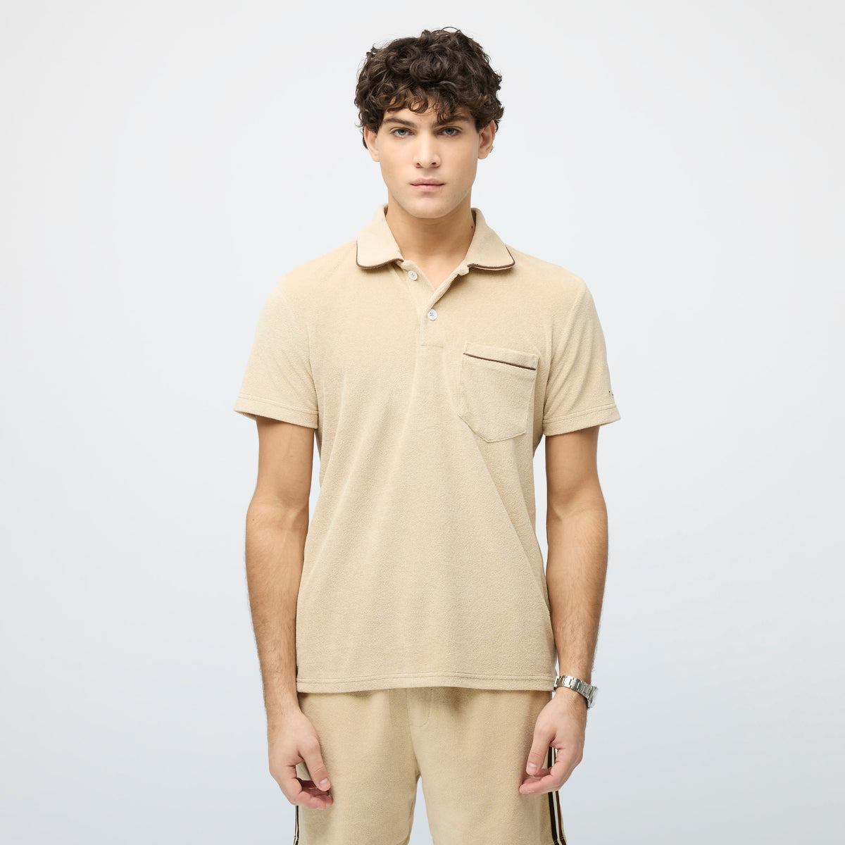 Terry Tipped Polo