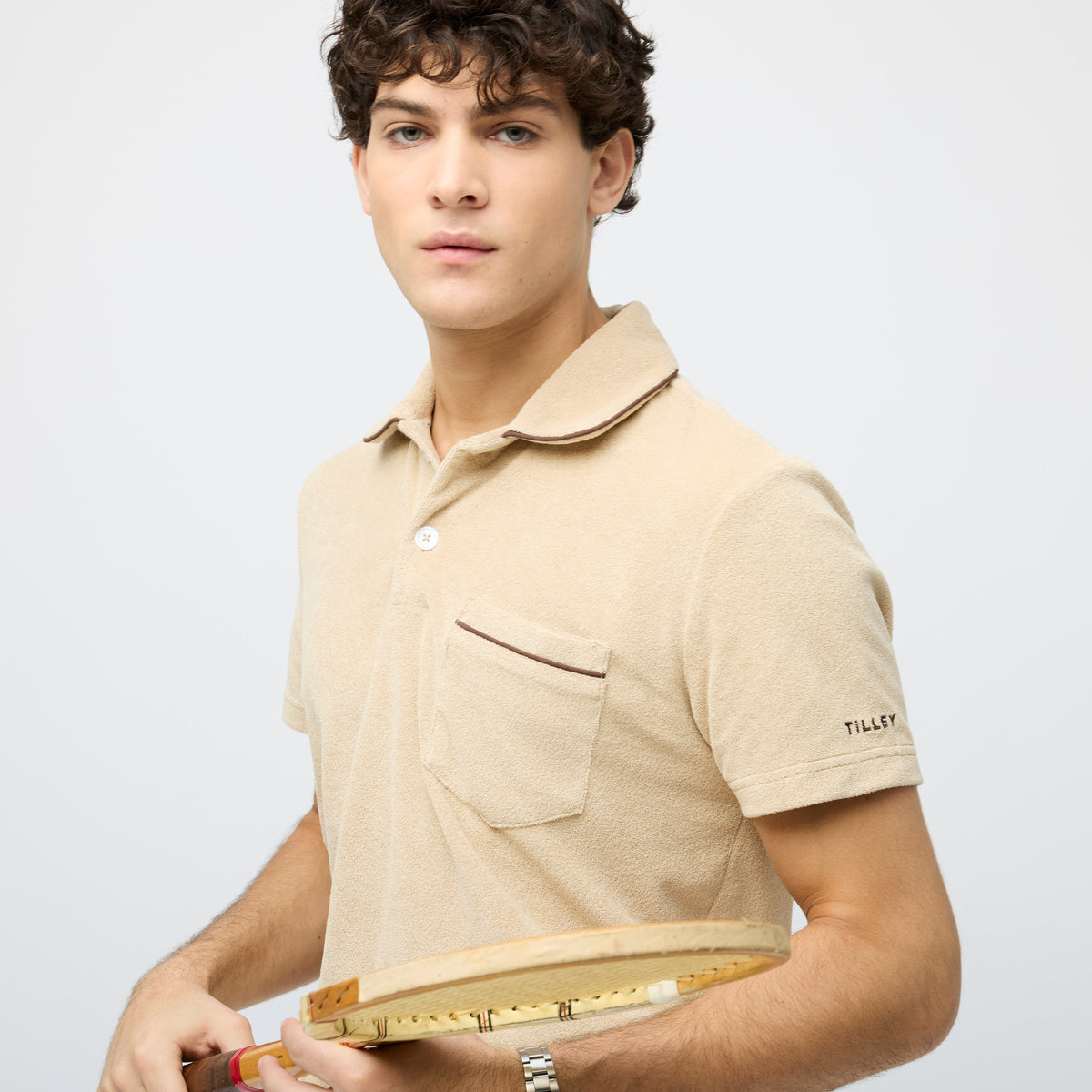 Terry Tipped Polo