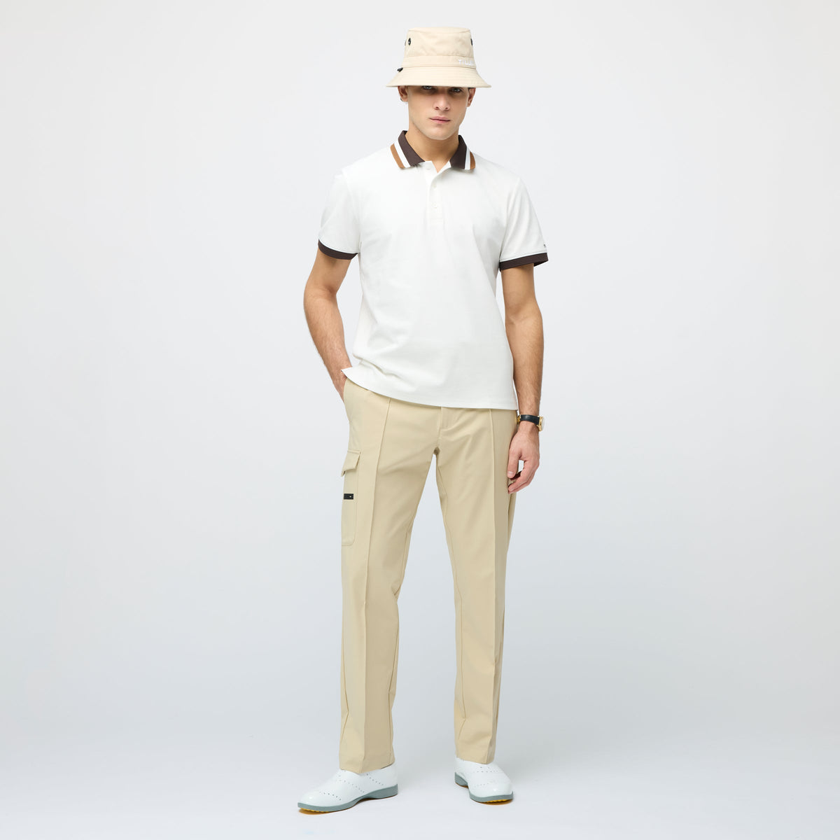 Supima Pique Stripe Polo