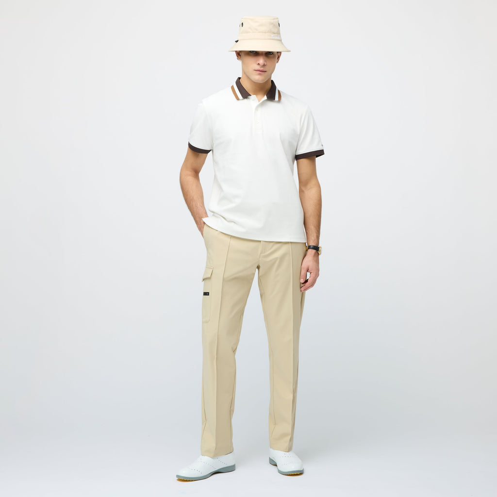 Supima Pique Stripe Polo
