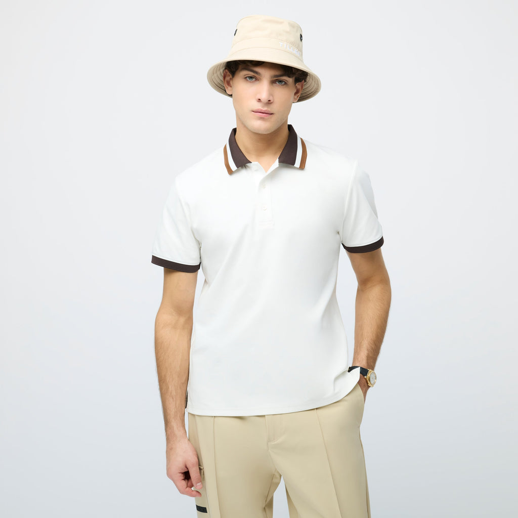 Supima Pique Stripe Polo