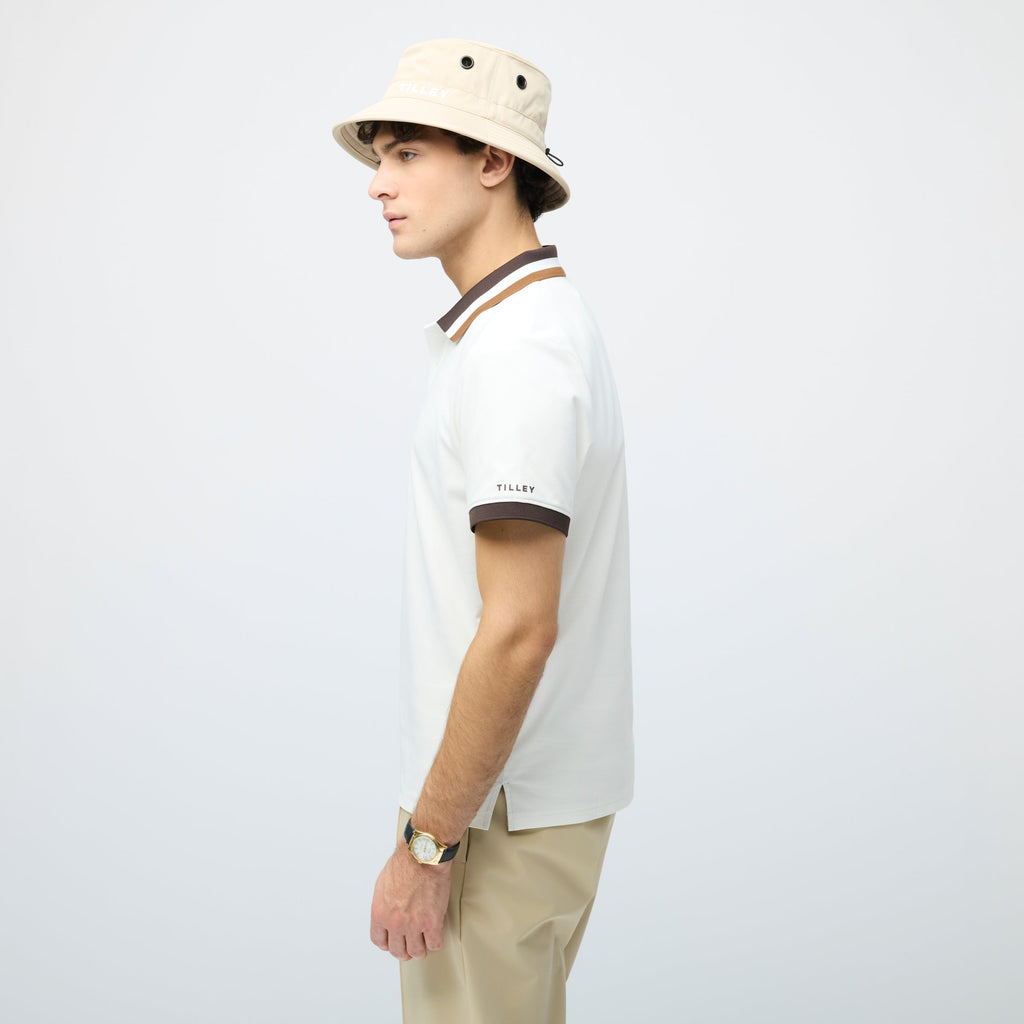 Supima Pique Stripe Polo