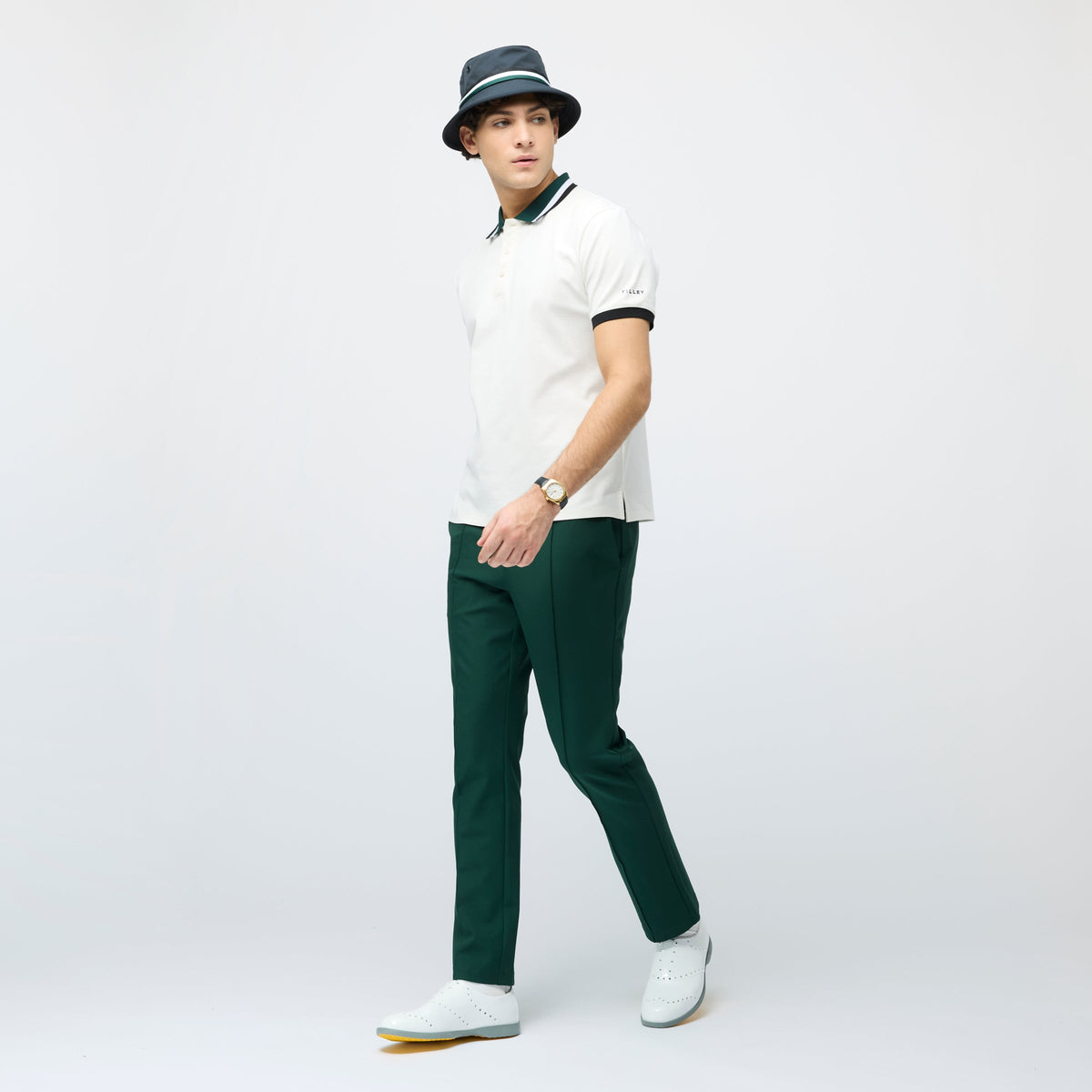 Supima Pique Stripe Polo