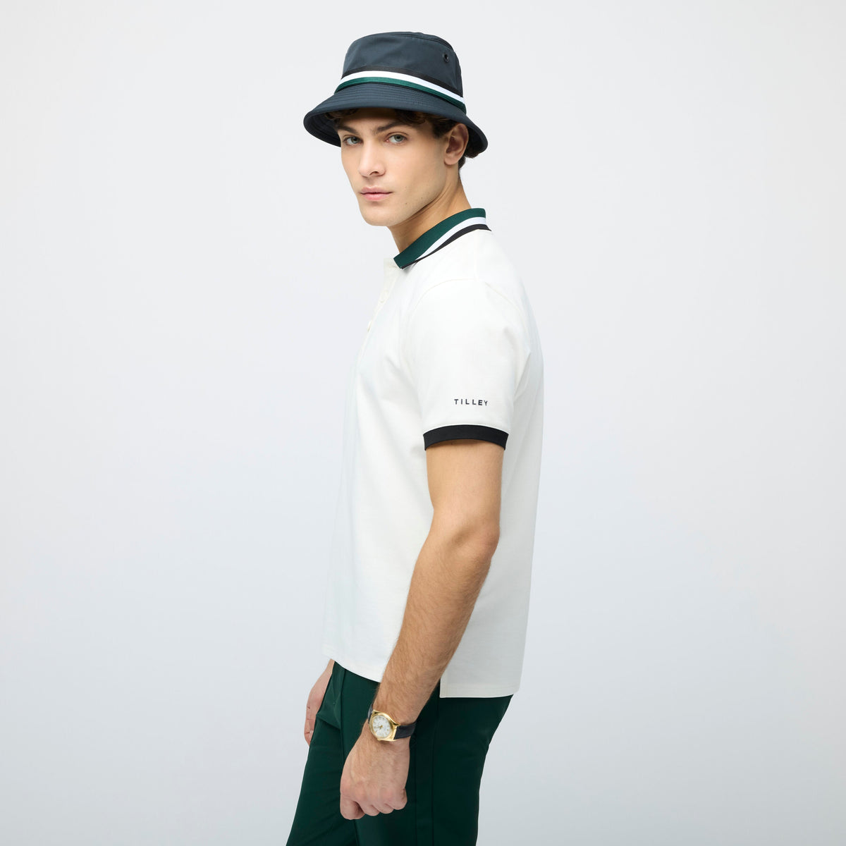 Supima Pique Stripe Polo