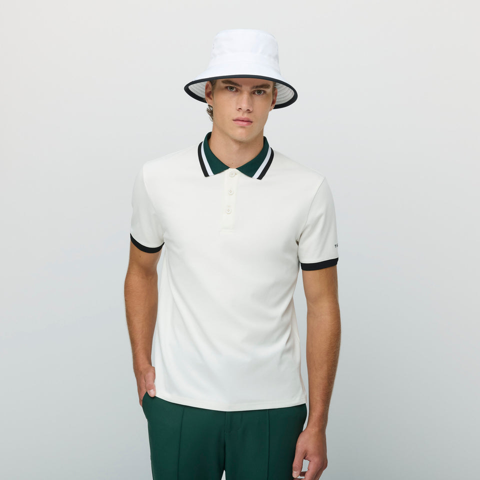 Supima Pique Stripe Polo