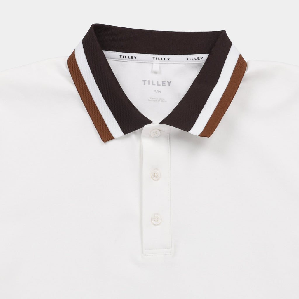 Supima Pique Stripe Polo