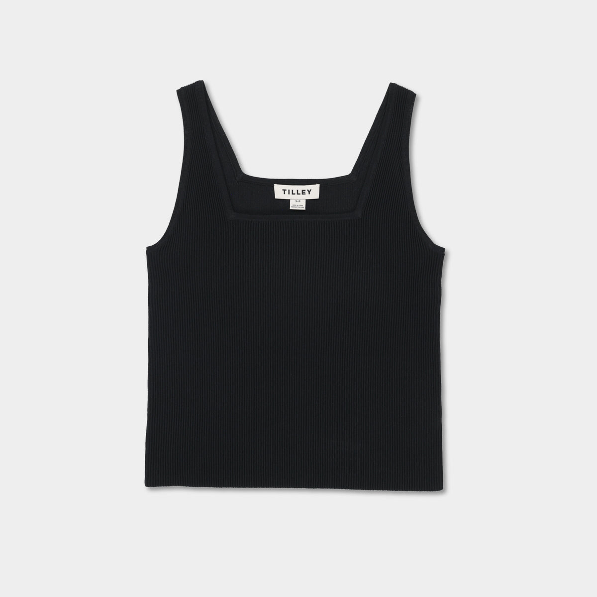 Square Neck Rib Shell