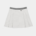 Striped Airloft Pleated Skirt