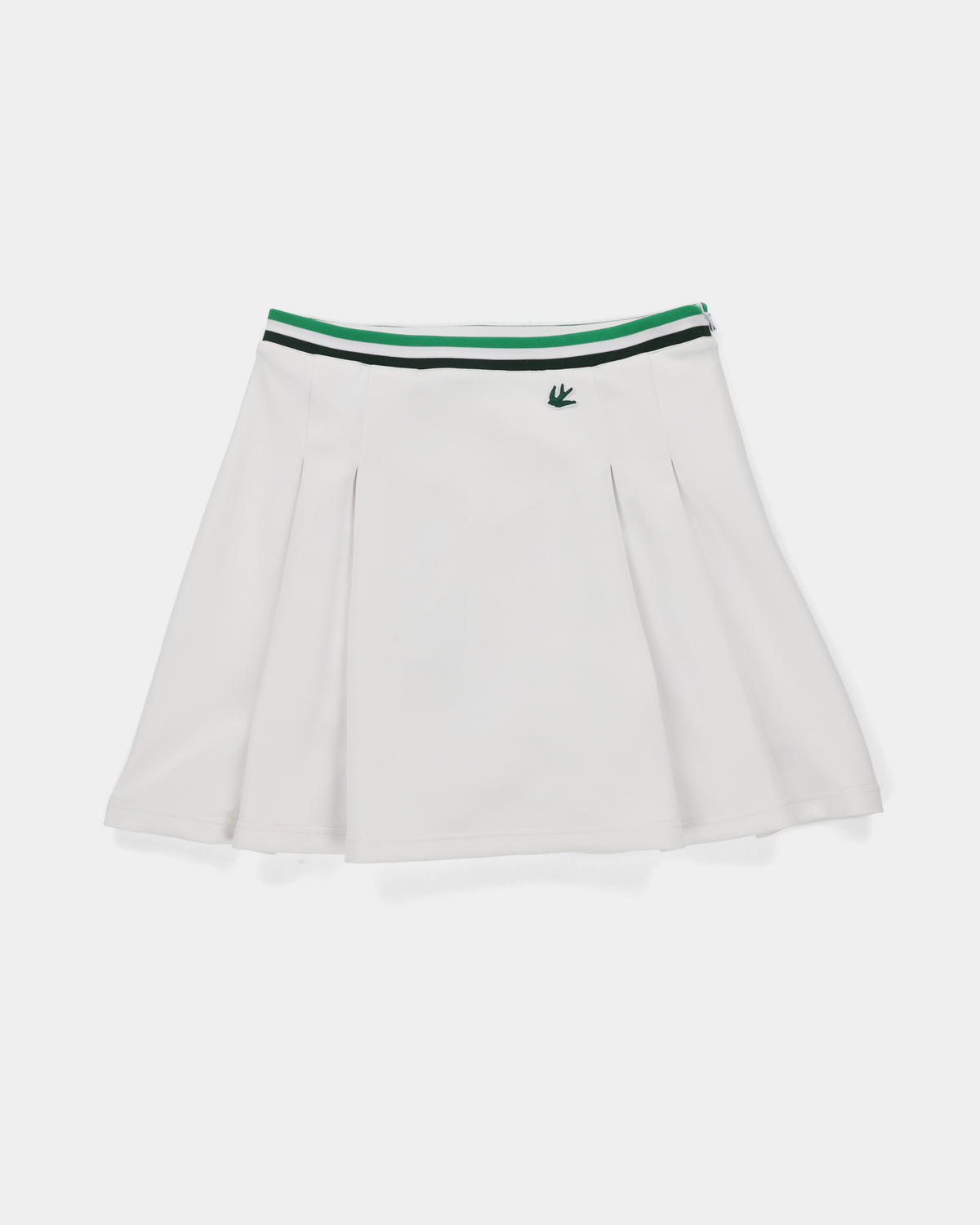Striped Airloft Pleated Skirt