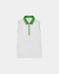 Tech Jersey Sleeveless Zip Polo