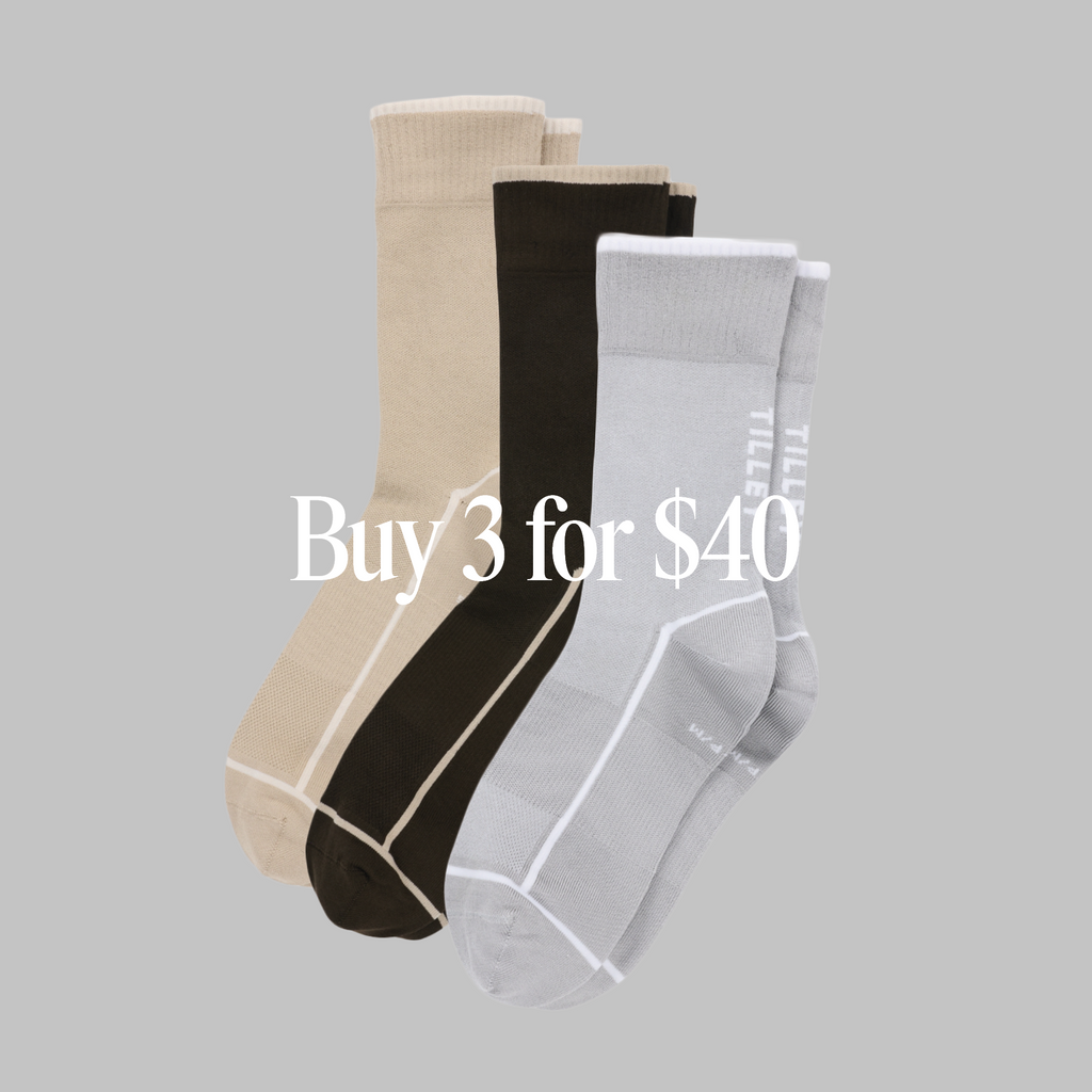 Mid Calf Mesh Travel Sock