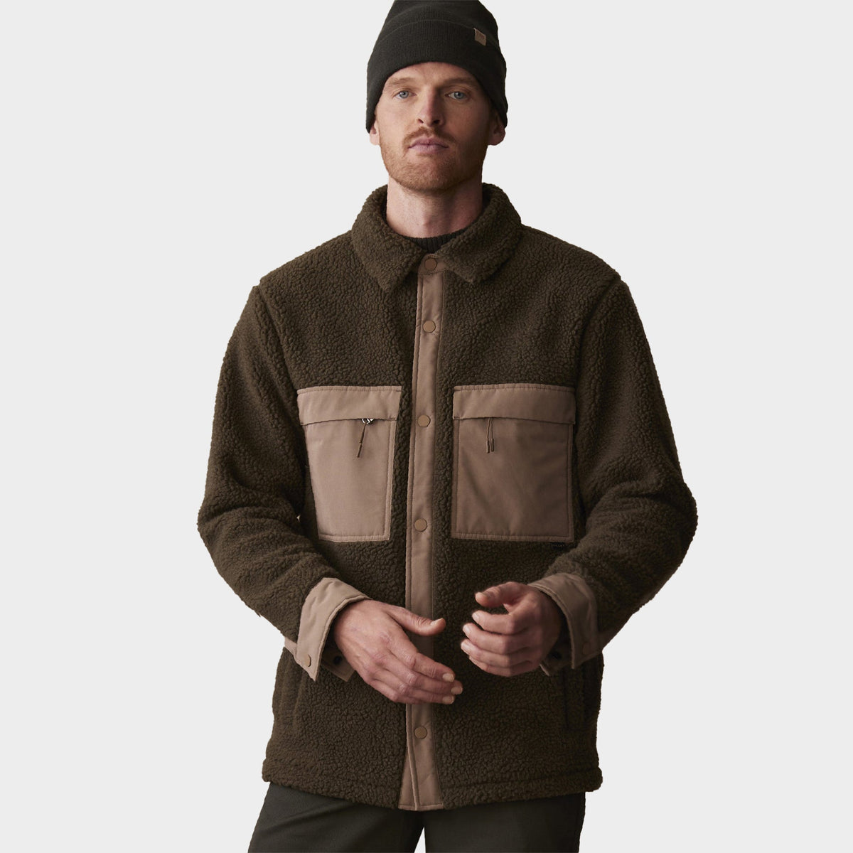 Two Tone Sherpa Jacket