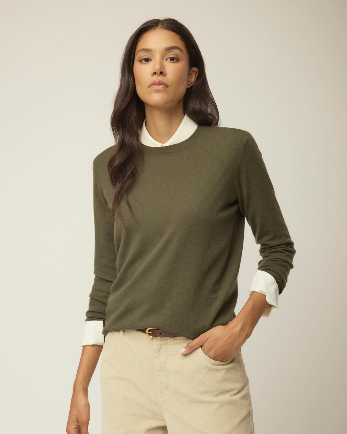 Stretch Merino Crew