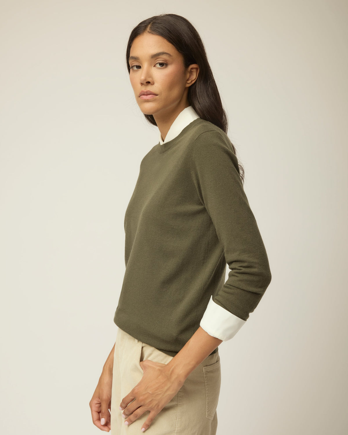 Stretch Merino Crew