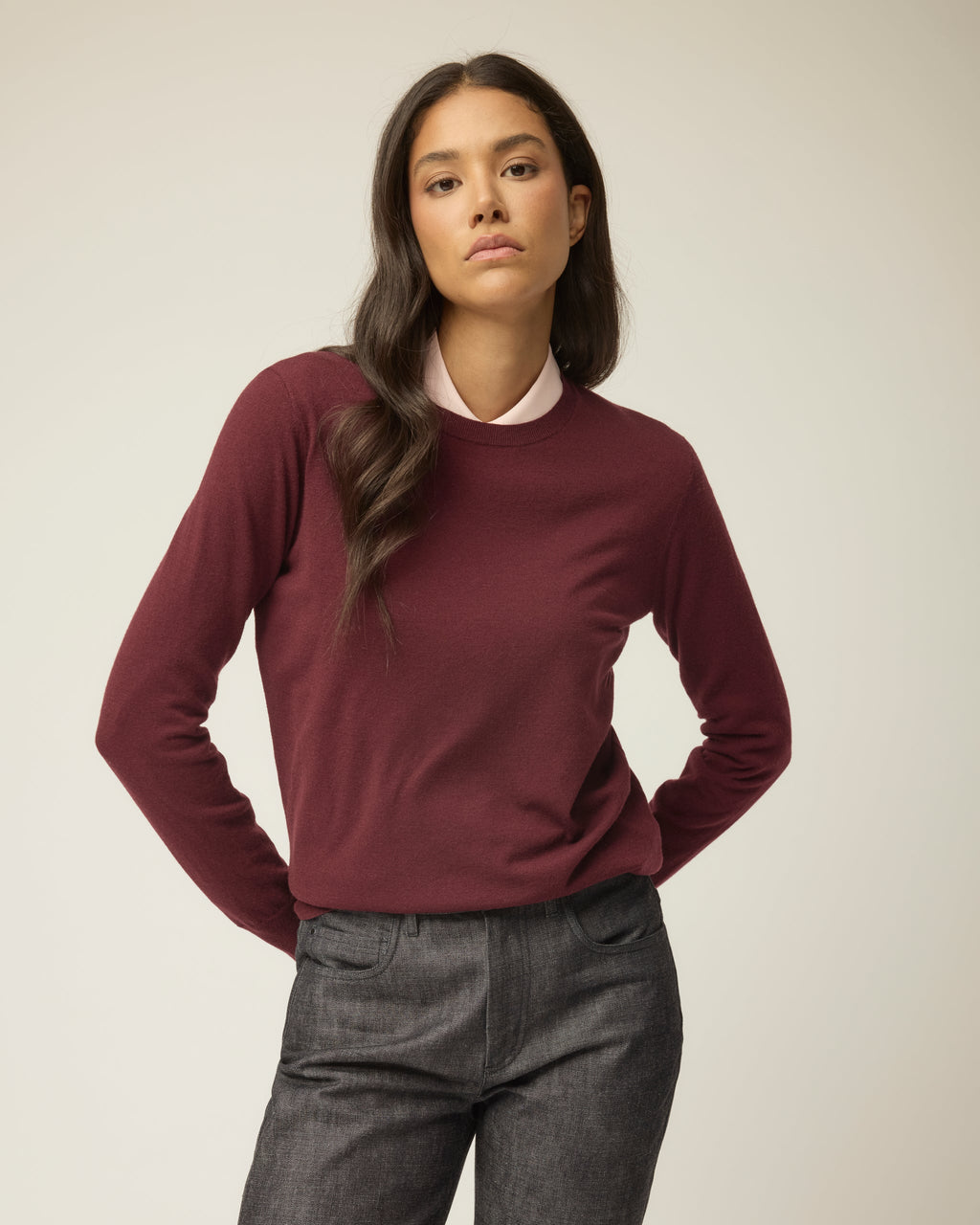 Stretch Merino Crew