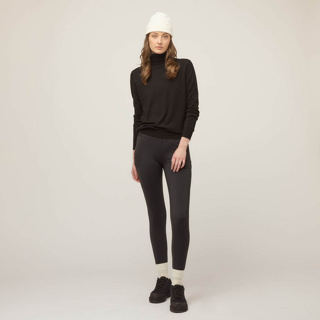 Stretch Merino Turtleneck