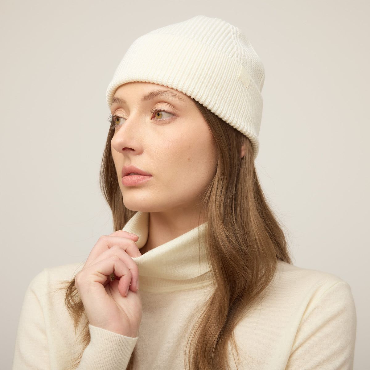 Stretch Merino Turtleneck