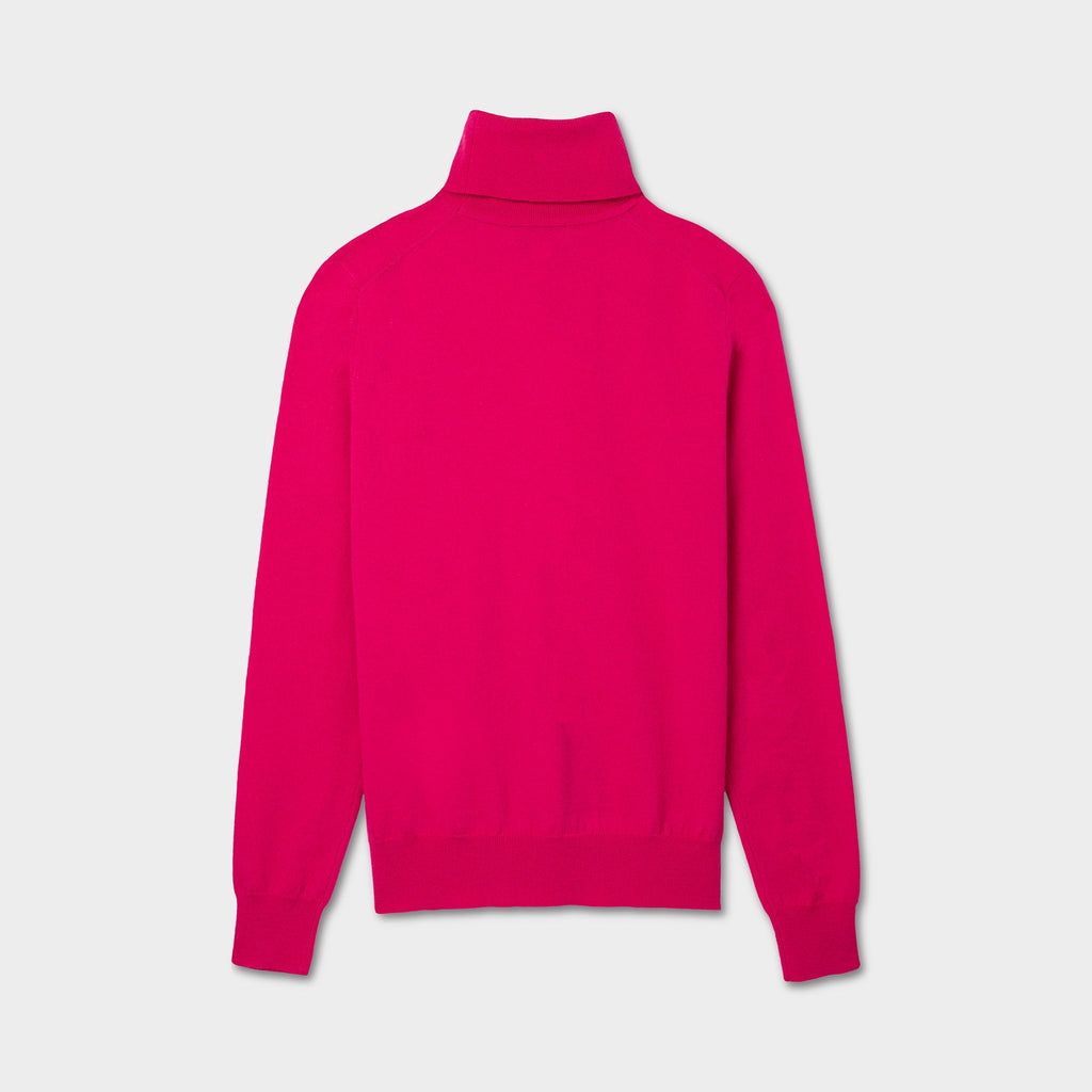 Stretch Merino Turtleneck