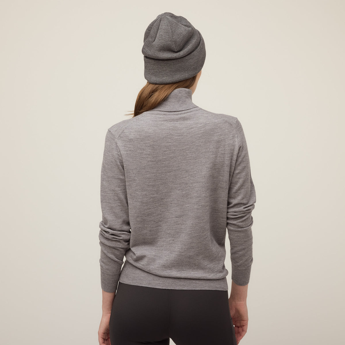 Stretch Merino Turtleneck
