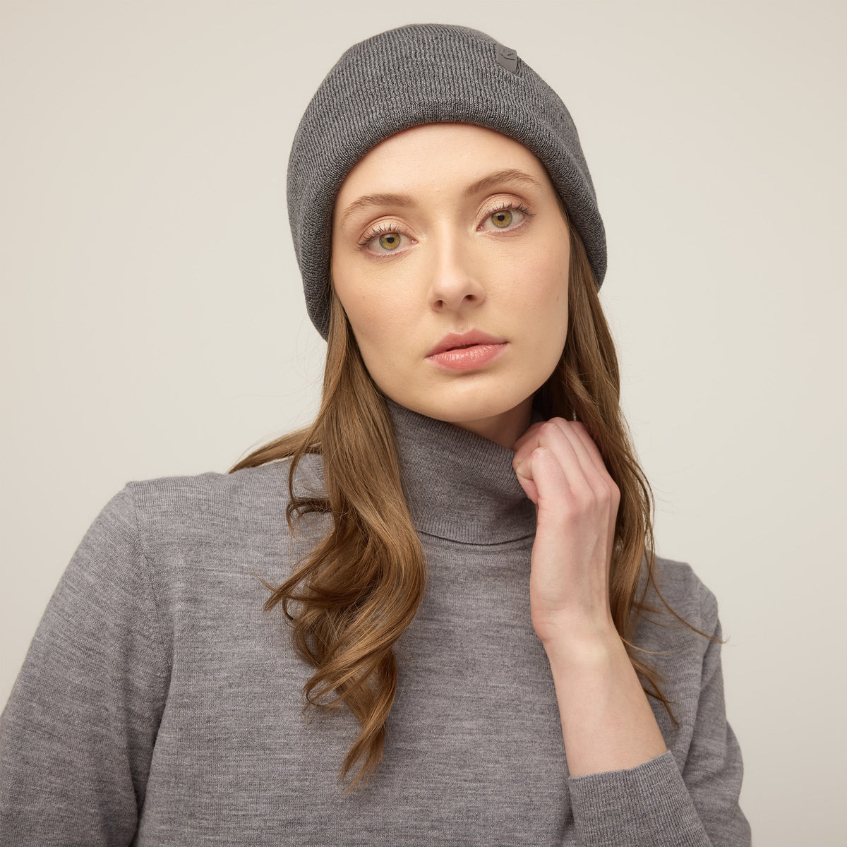 Stretch Merino Turtleneck
