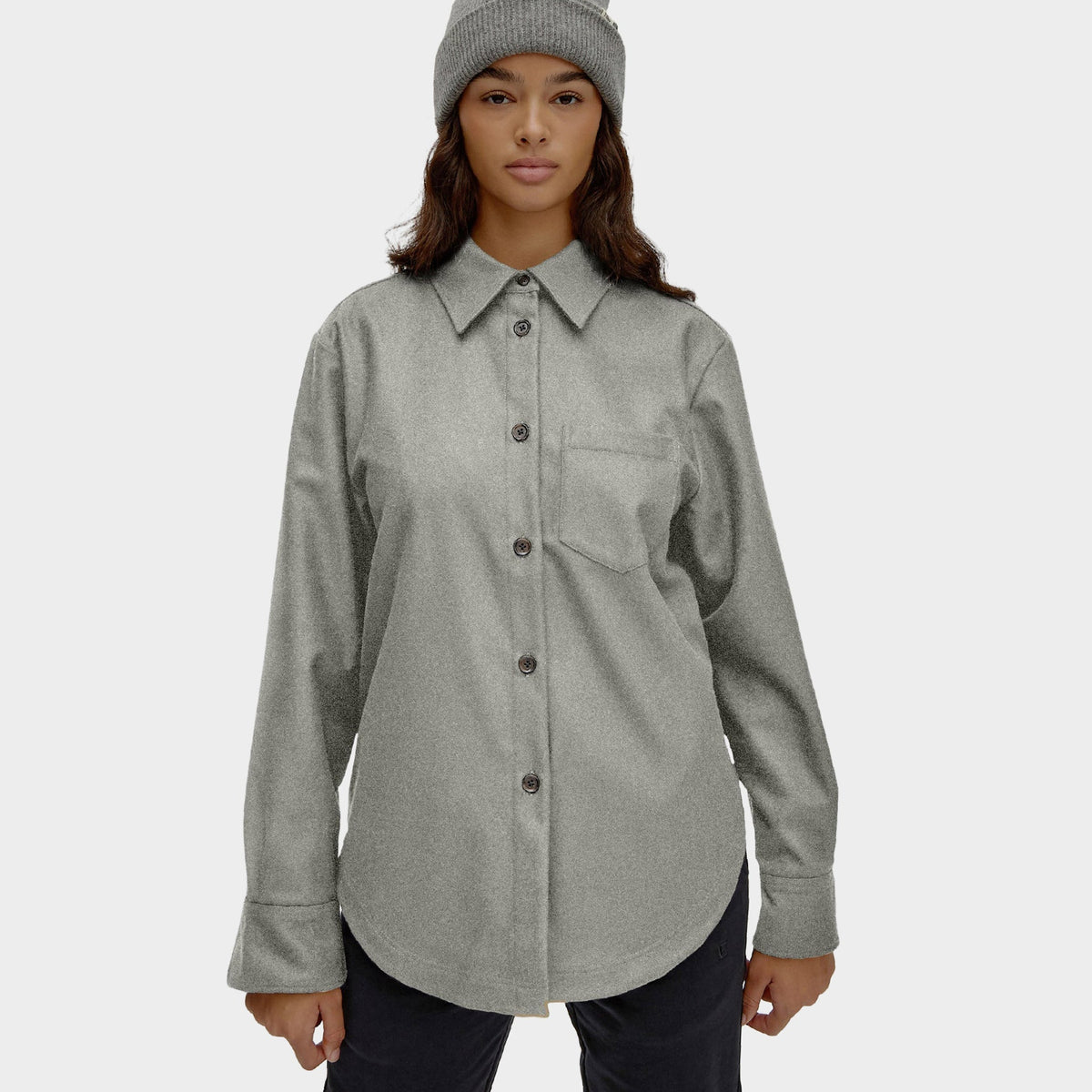 Italian Wool Shirt Jacket