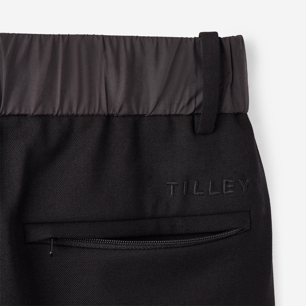 Straight Leg Wool Tech Trouser