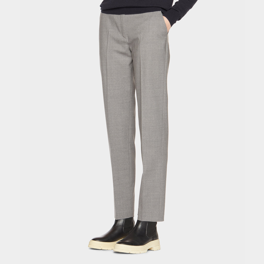 Straight Leg Wool Tech Trouser